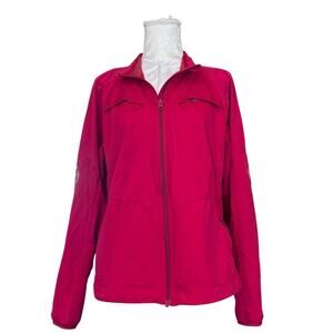 Athleta All Around Hot Pink Full Zip Jacket Large